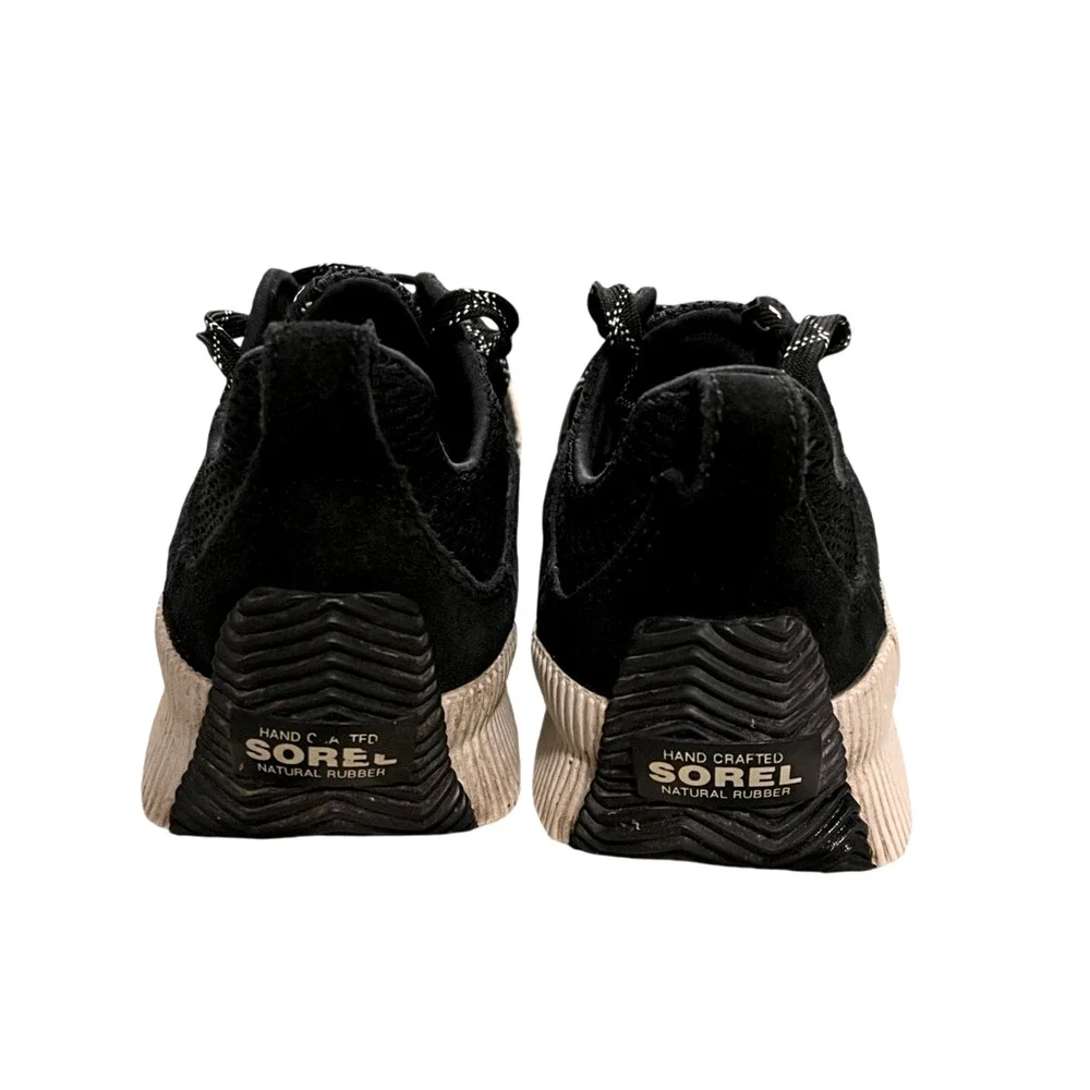 Sorel Womens 8 Out n About Plus Sneakers $164 Light Rain Comfort Shoes Black